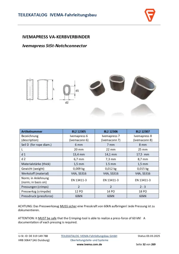 Ivemapress 6 VA-Kerbverbinder – Bild 2