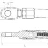 Konusklemme Öse für 6 mm Seildurchmesser – Bild 3
